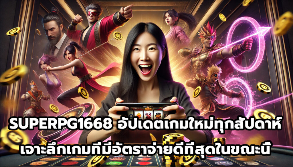 SUPERPG1668 อัปเดตเกมใหม่ทุกสัปดาห์ เจาะลึกเกมที่มีอัตราจ่ายดีที่สุดในขณะนี้