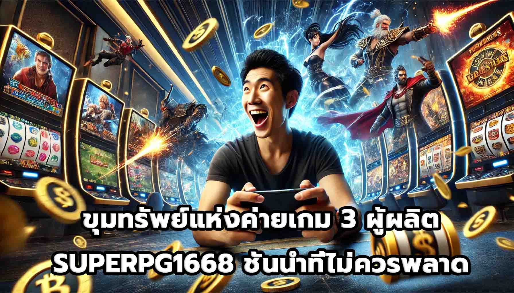 ขุมทรัพย์แห่งค่ายเกม 3 ผู้ผลิต SUPERPG1668ชั้นนำที่ไม่ควรพลาด-6