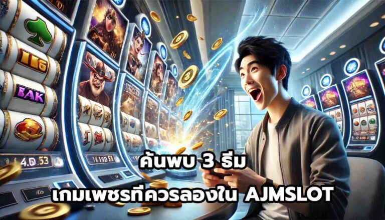 ค้นพบ 3 ธีมเกมเพชรที่ควรลองใน AJMSLOT-13
