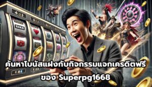 ค้นหาโบนัสแฝงกับกิจกรรมแจกเครดิตฟรีของ Superpg1668-3