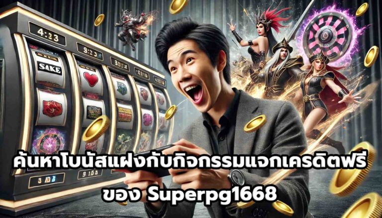 ค้นหาโบนัสแฝงกับกิจกรรมแจกเครดิตฟรีของ Superpg1668-3