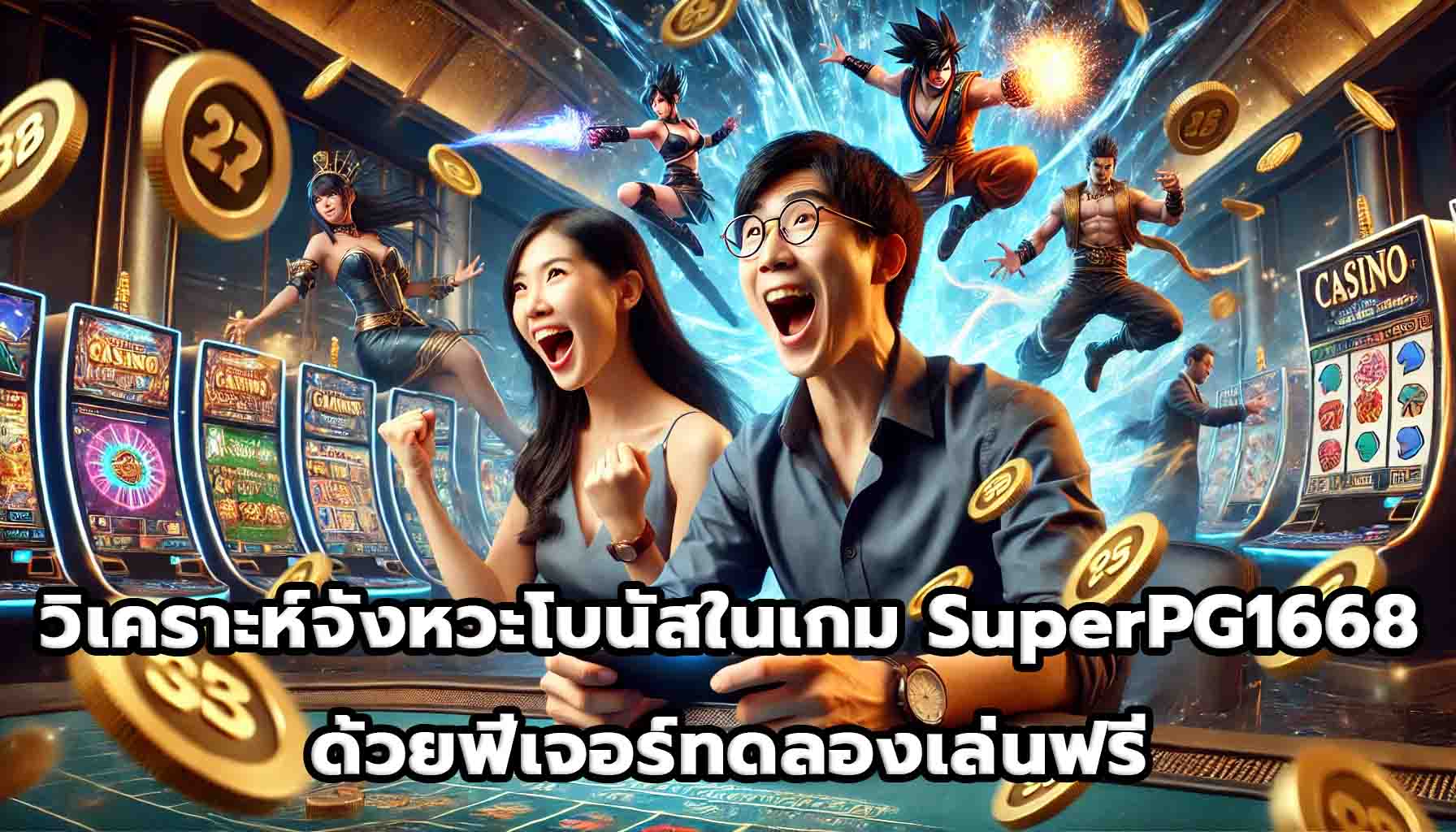วิเคราะห์จังหวะโบนัสในเกม SuperPG1668 ด้วยฟีเจอร์ทดลองเล่นฟรี-7
